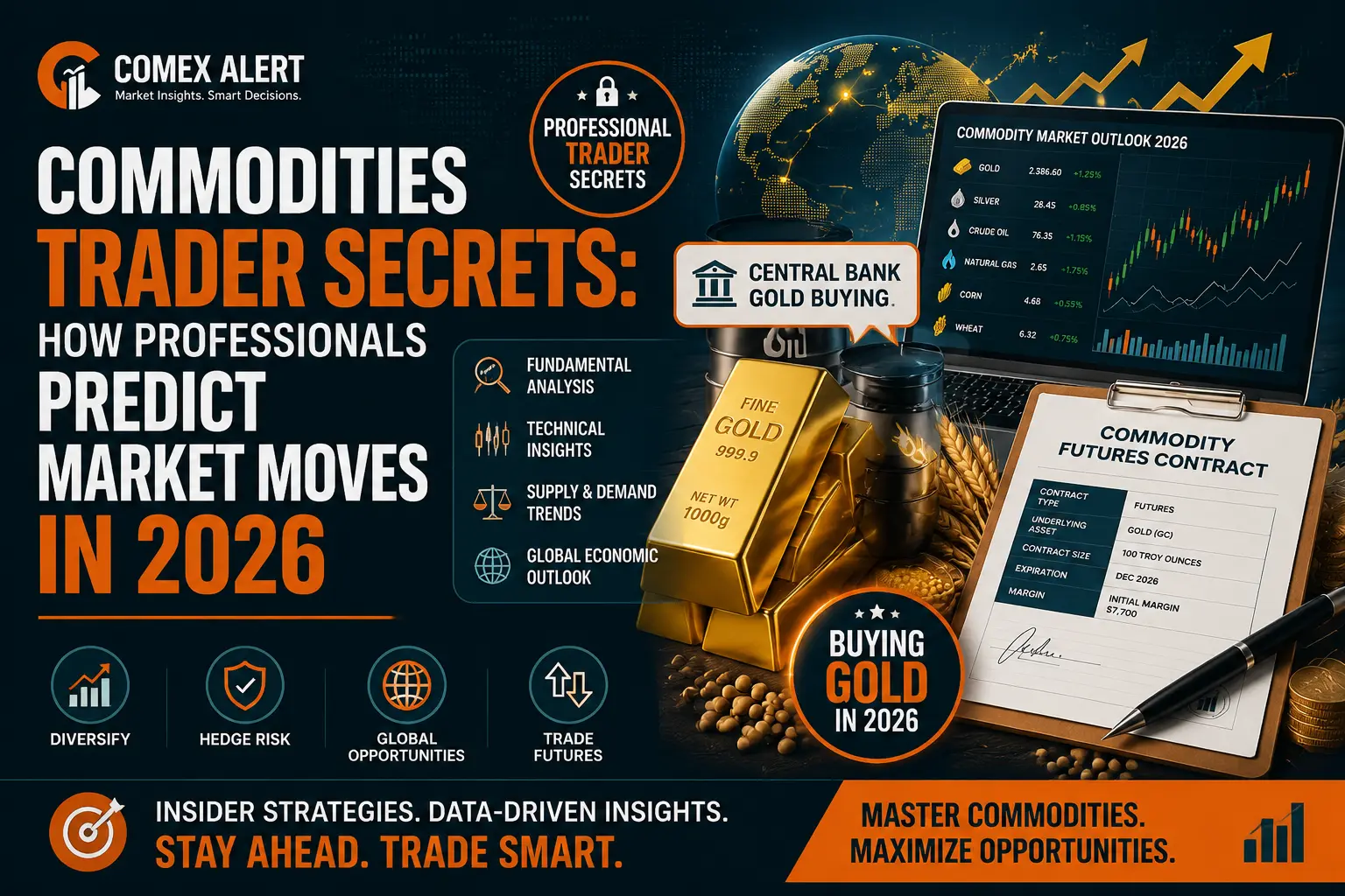 Read more about the article Commodities Trader Secrets: How Professionals Predict Market Moves in 2026